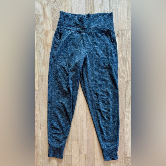 Athleta High Rise Venice Jogger, Space Dye Charcoal Gray,‎ Super Soft, sz Small - Picture 4 of 9